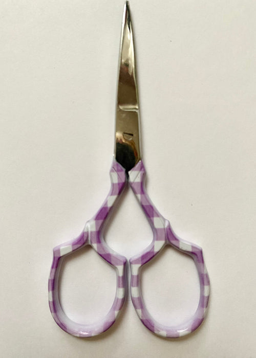 Purple Gingham Scissors **NEW**