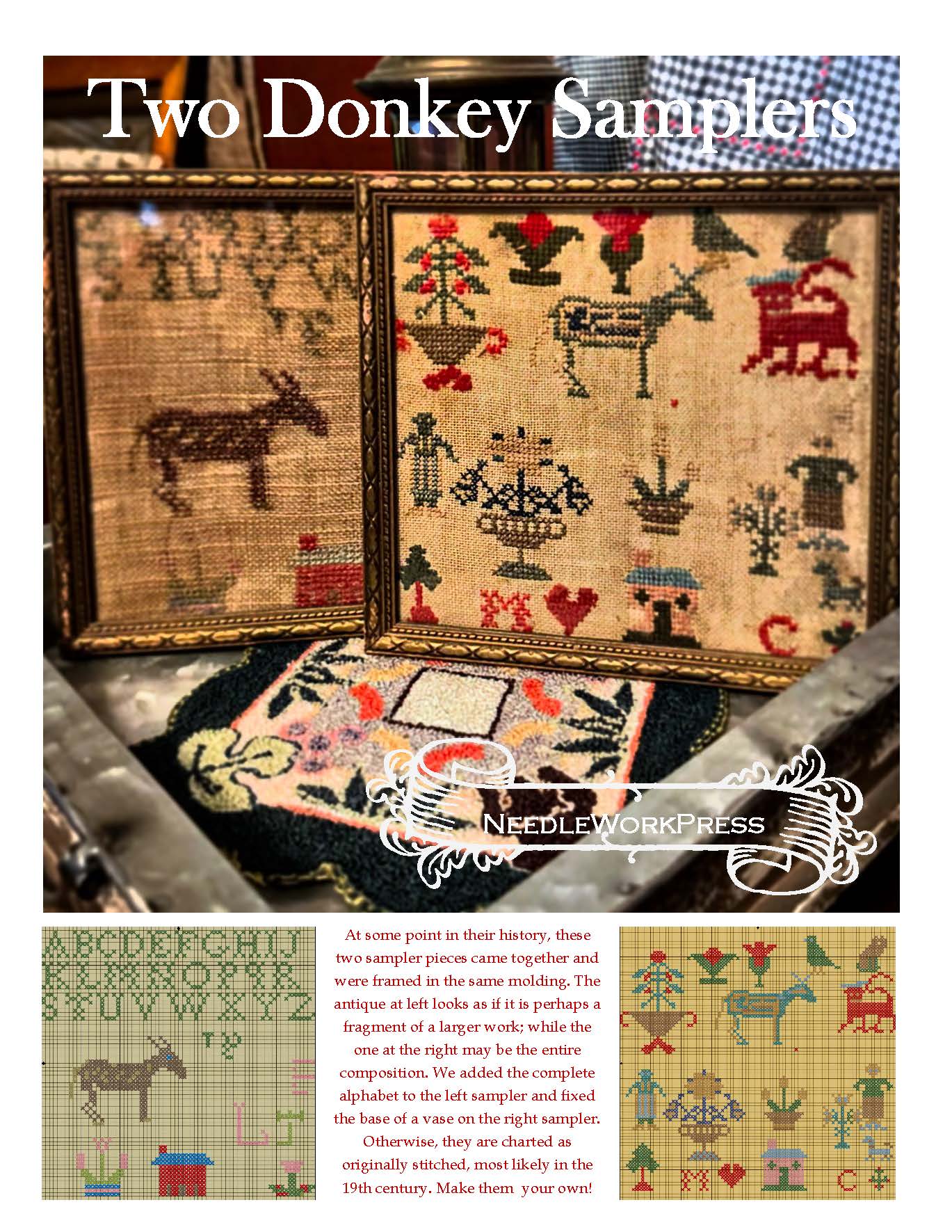 Needlework Press | Two Donkeys