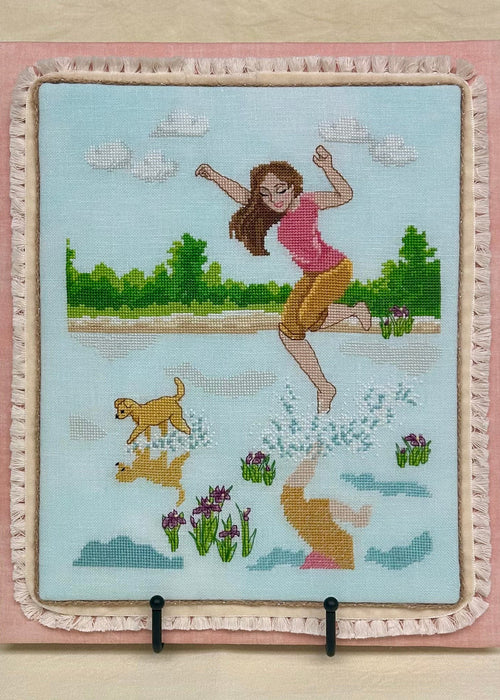 Stitchin' Kitten | Spring Splash