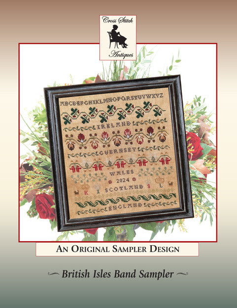 Cross Stitch Antiques British Isles Band Sampler