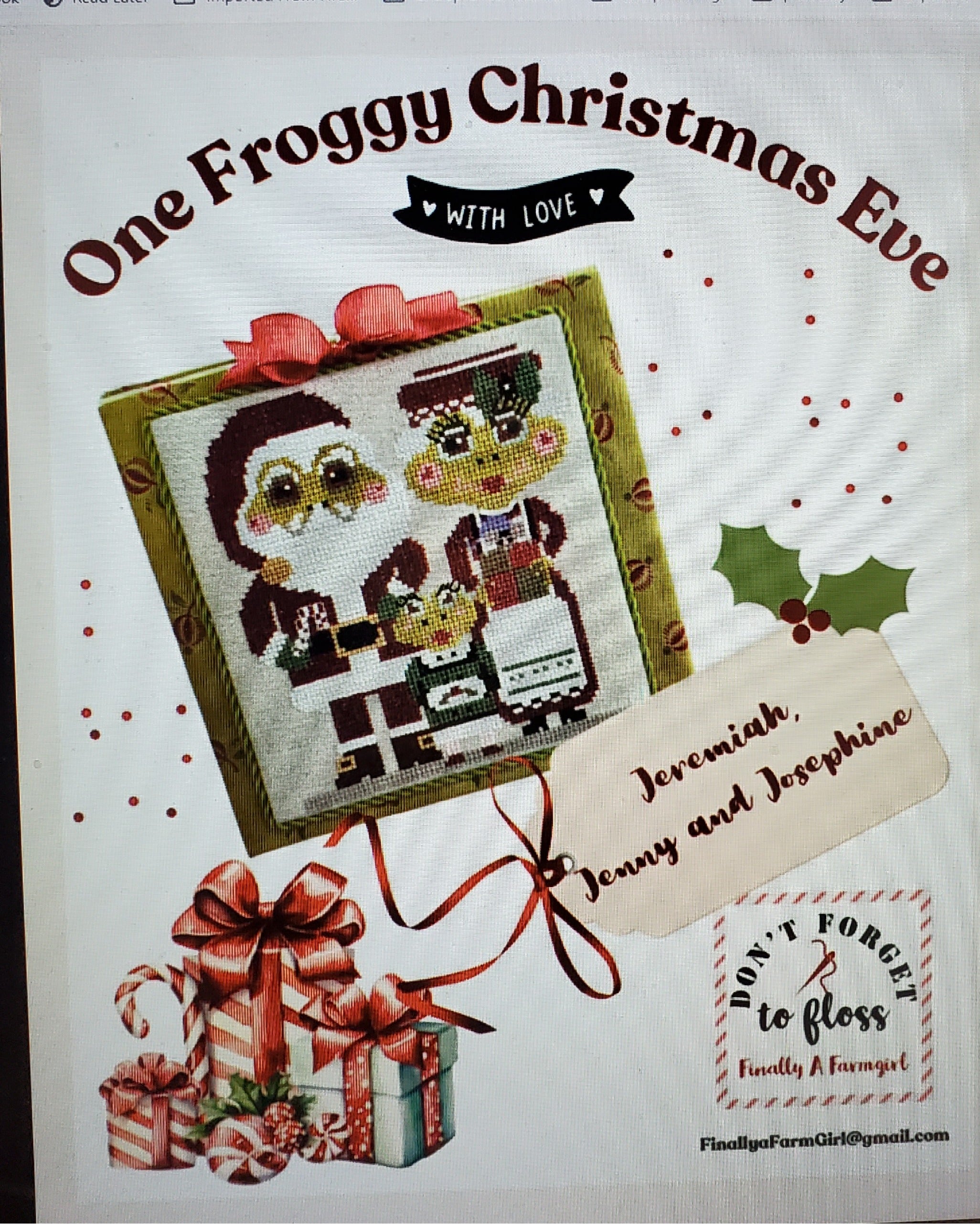 Don't Forget to Floss | One Froggy Christmas