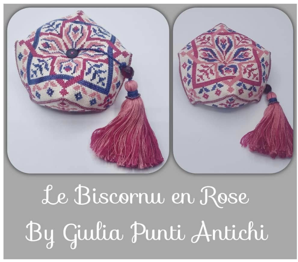 Guilia Punti Antichi | Le Biscornu en Rose