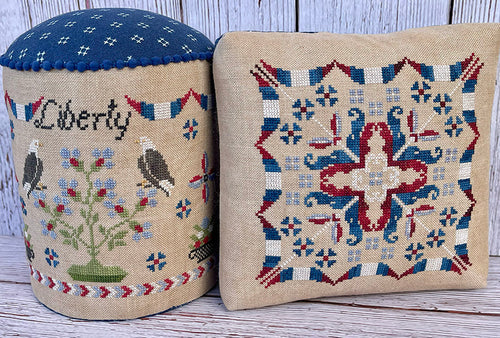 Jan Hicks Liberty Drum and Pin Cushion