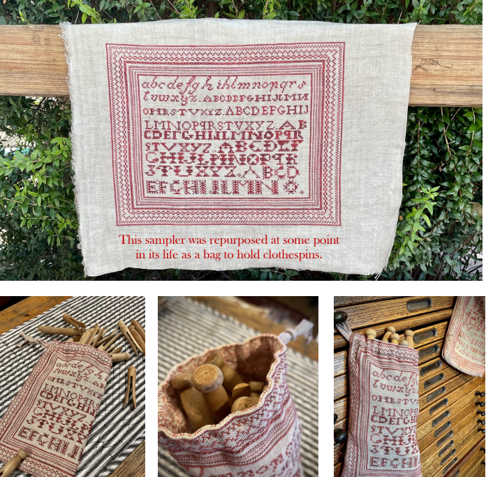 Needlework Press | Red Sampler Bag