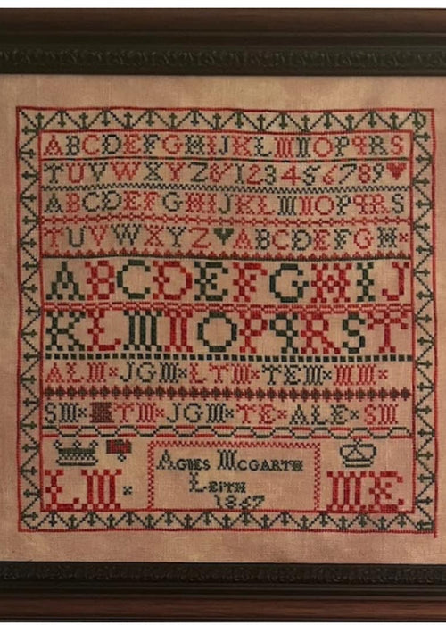 Olde Willow Agnes McGarth Leith Cross Stitch sampler