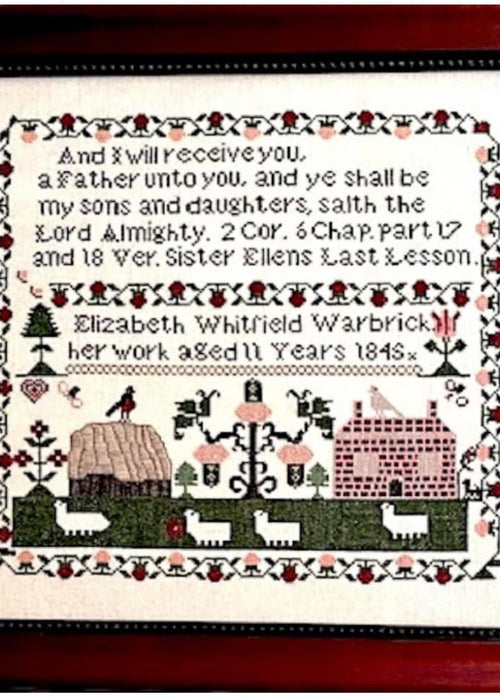 Olde Willow Elizabeth Whitfield Warbrick Sampler