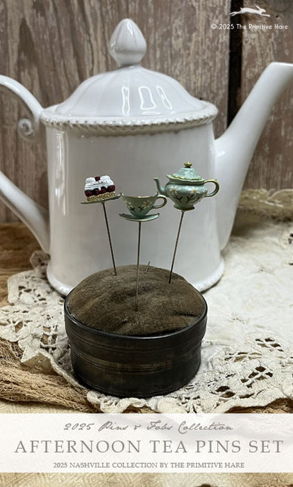 Primitive Hare | Afternoon Tea Pins Set