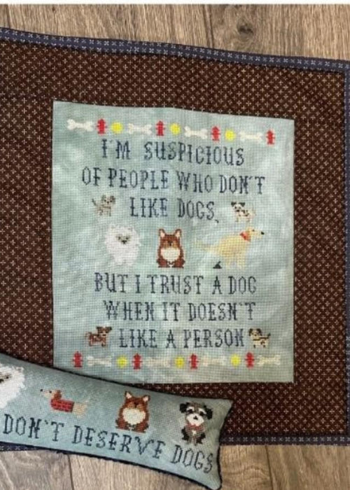 Rebel Stitcher Dog Sampler