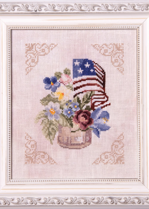 Samplers & Primitives Patriotic Bouquet