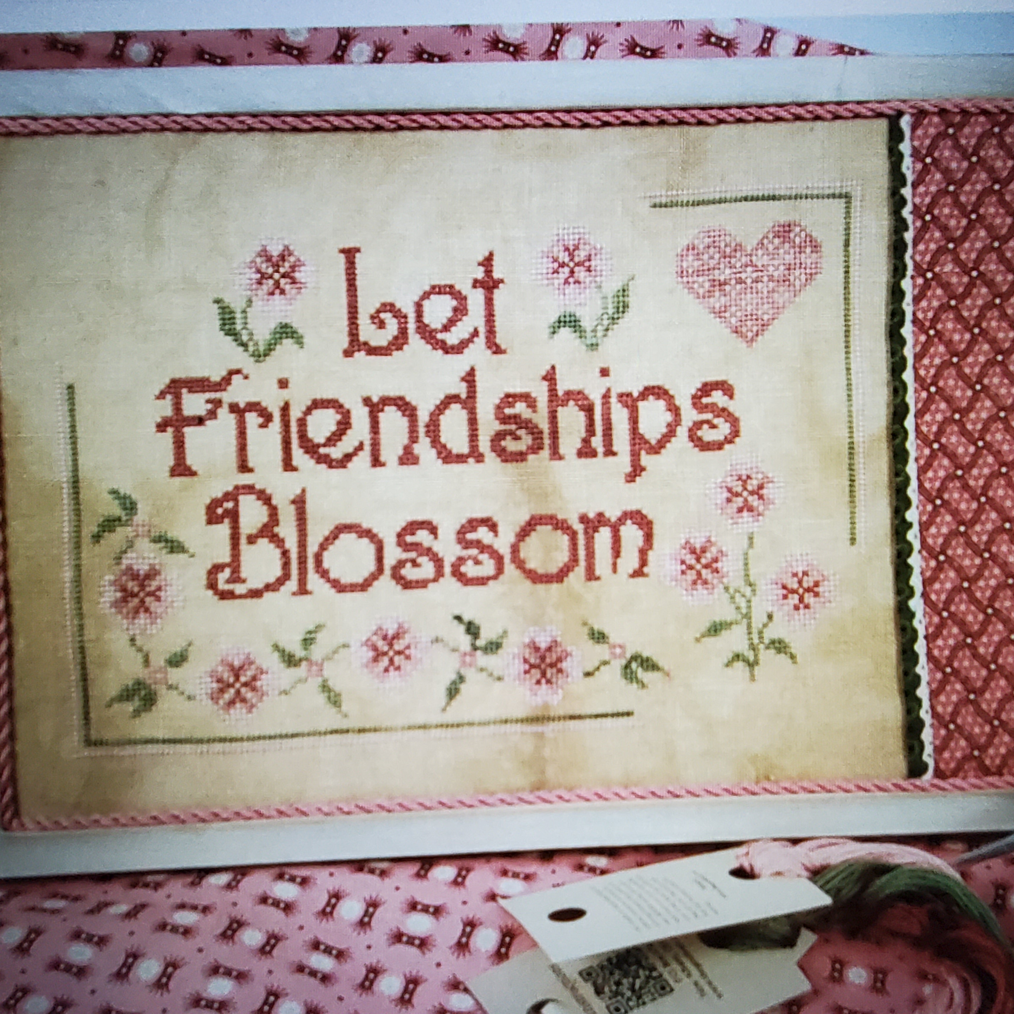 Wildflower Stitching Let Friendships Blossom